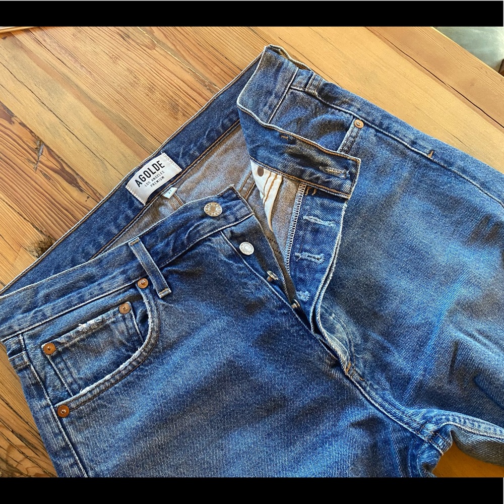 AGOLDE Button Fly Jeans